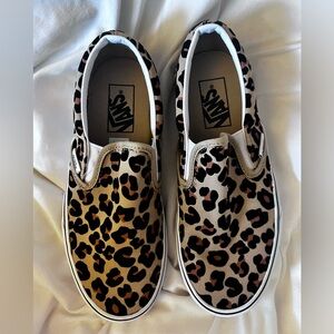 Vans Cheetah Print classic slip-on women’s size 6